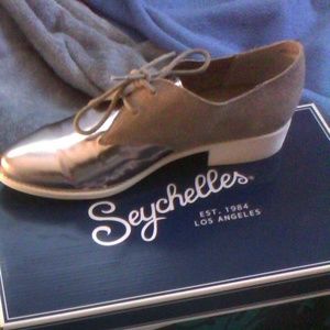 Seychelles pewter/grey suede womens shoes